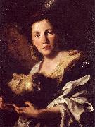 TRAVERSI, Gaspare Salome mit dem Haupt Johannes des Taufers oil painting reproduction